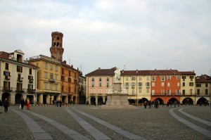 Vercelli, Piedmont - Piazza Cavour