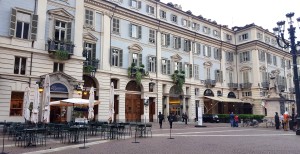 Pepino's cafe in Piazza Carignano