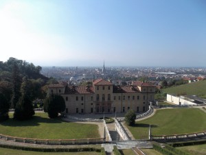 Villa della Regina on hill overlooking Turin