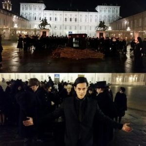 The Broken Key Cast in Piazza Castello Turin